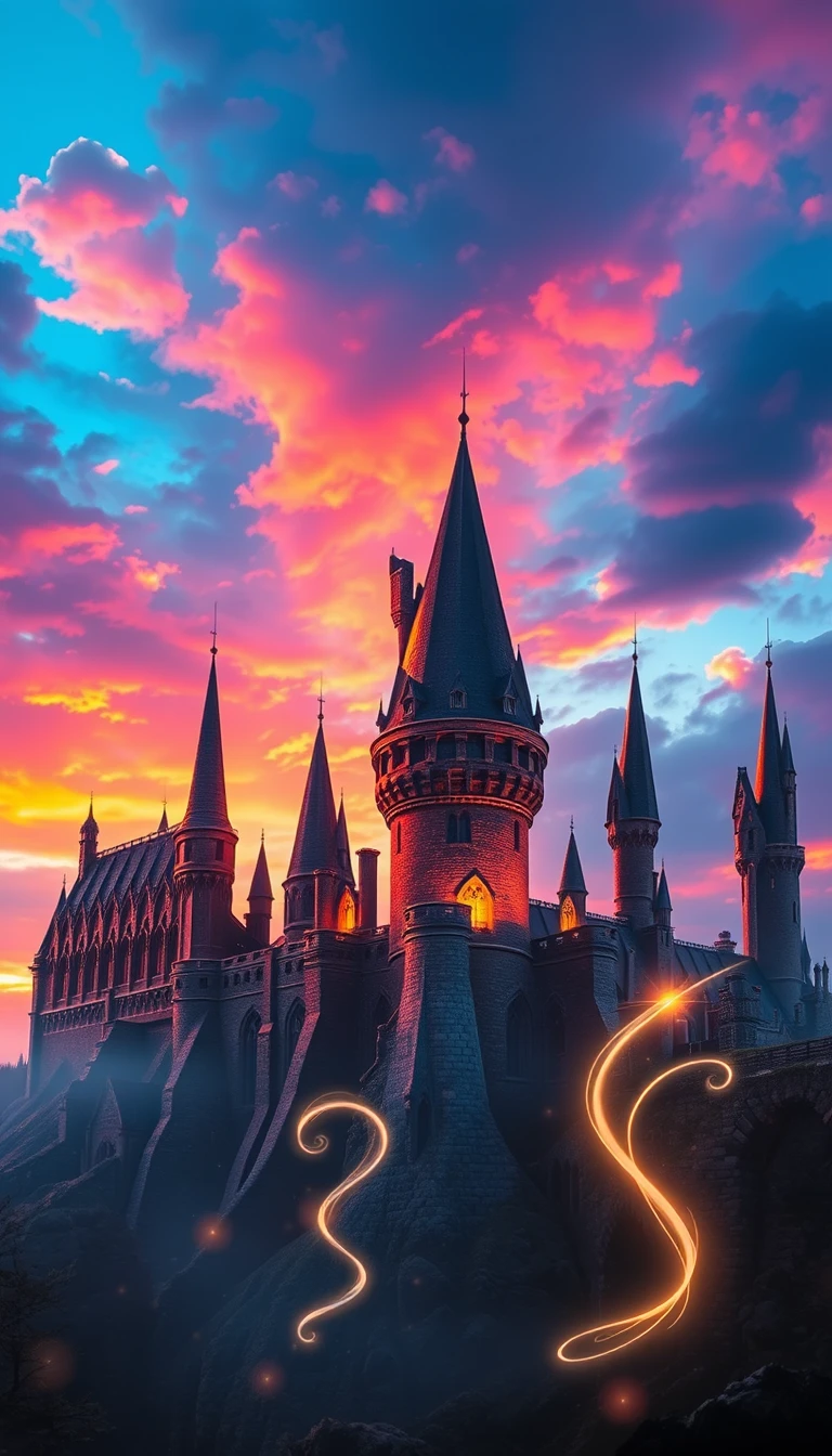 Hogwarts Castle Phone Wallpaper