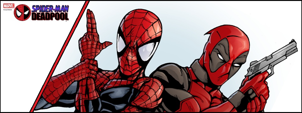 Deadpool And Spider Man Banniere By Quebecgirl14