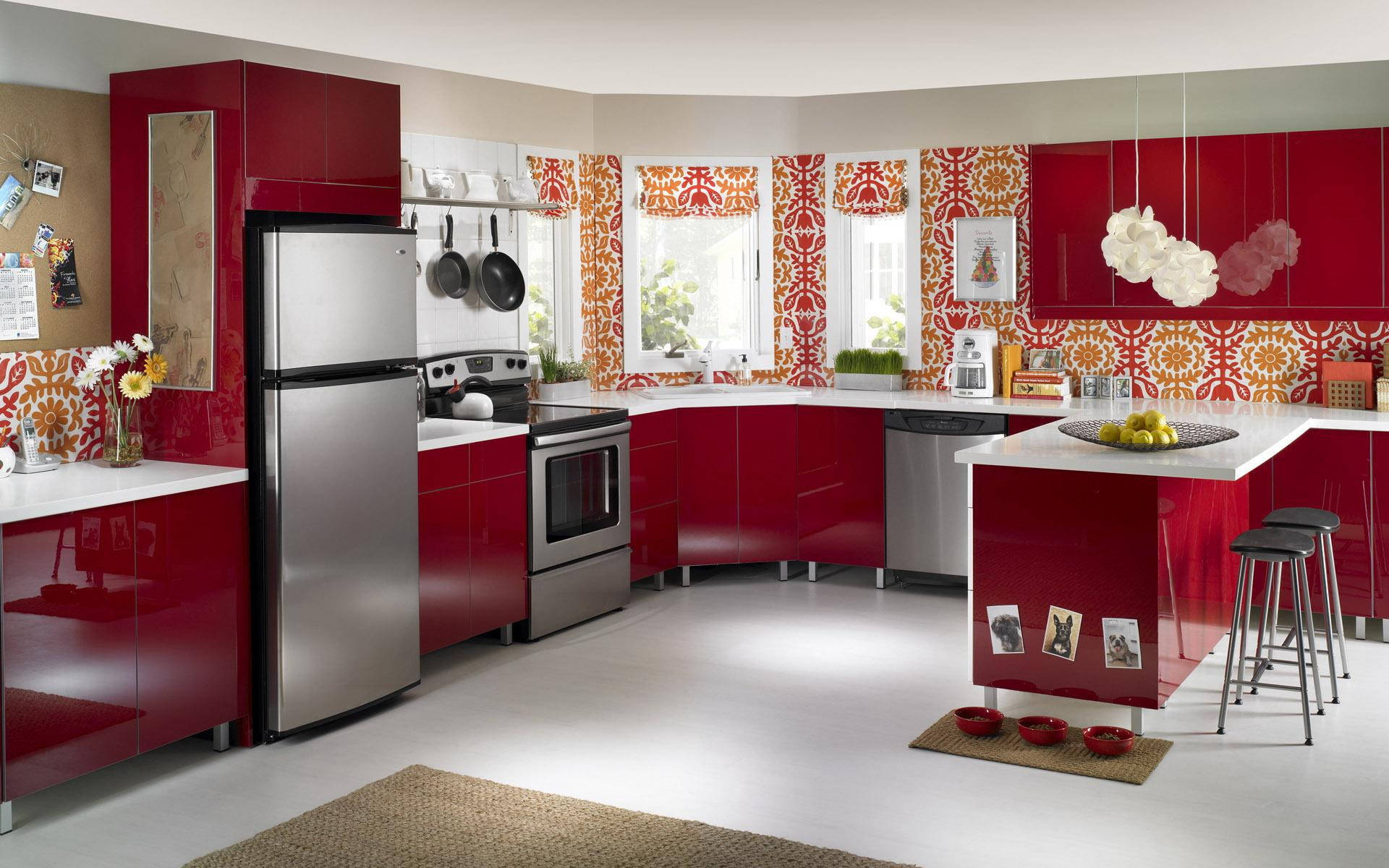 Kitchen Design Wallpaper