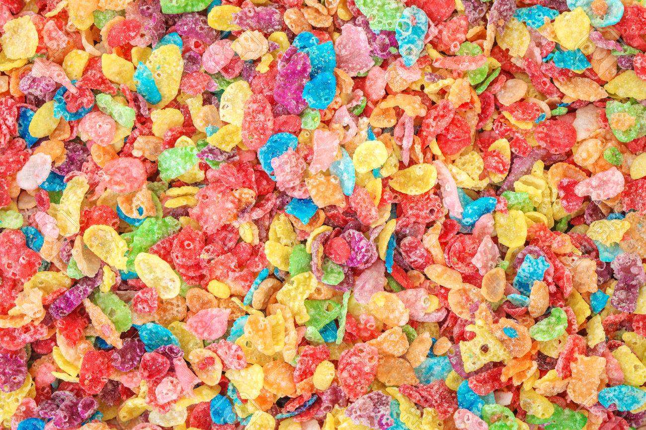 Colorful Cereal Background Stock Photo Picture And Royalty