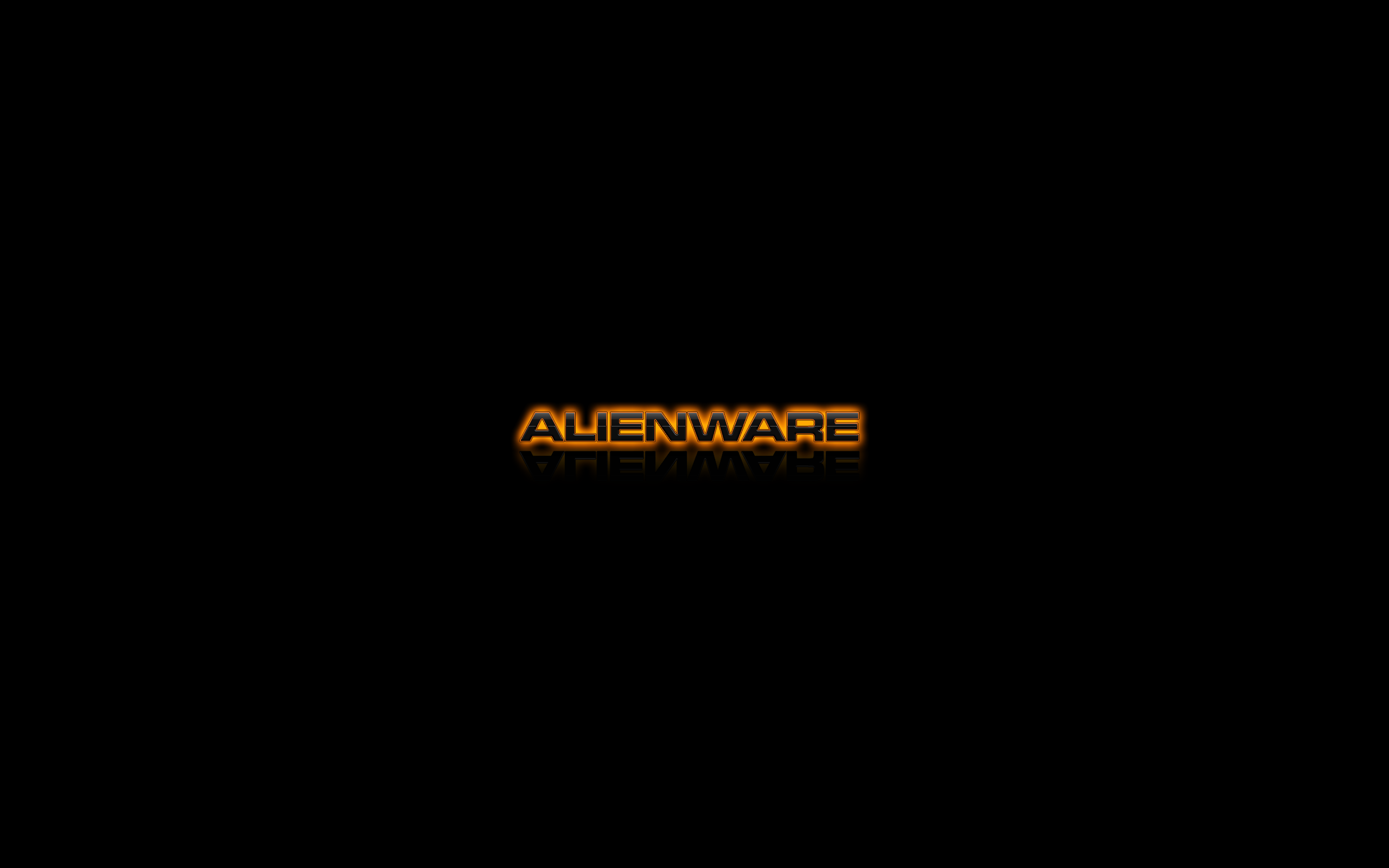 Alienware Yellow Logo By Darkangelkrys