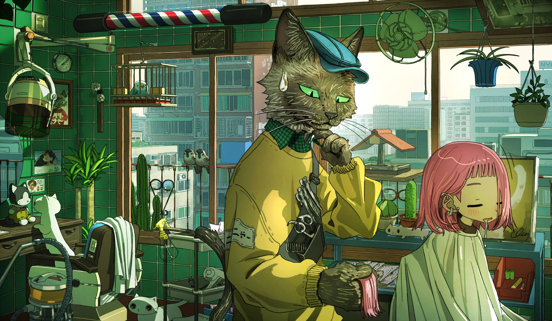 Anime Cat Wallpaper