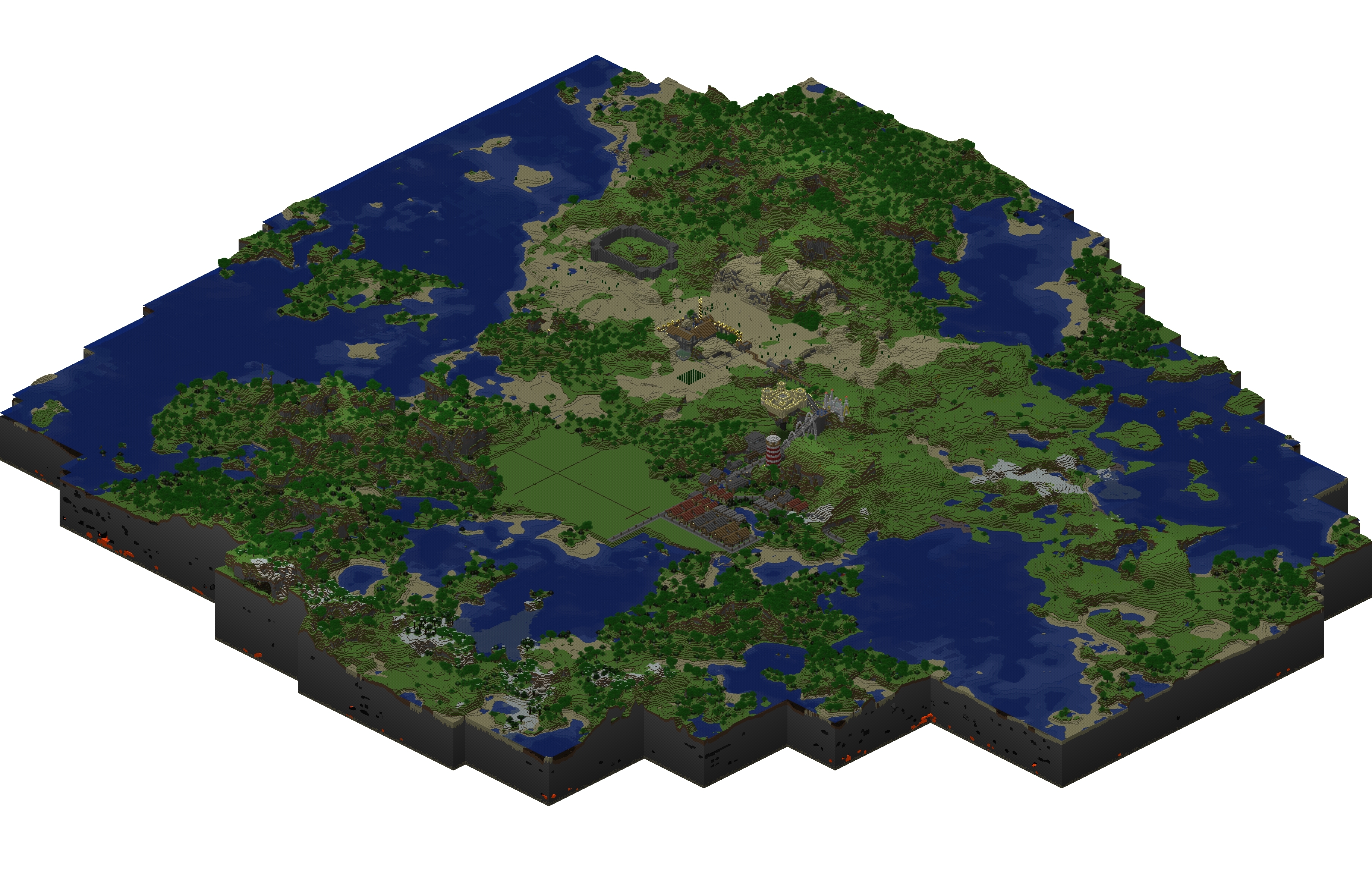 Minecraft Maps Wallpaper