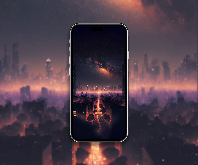 Night City Aesthetic Wallpaper