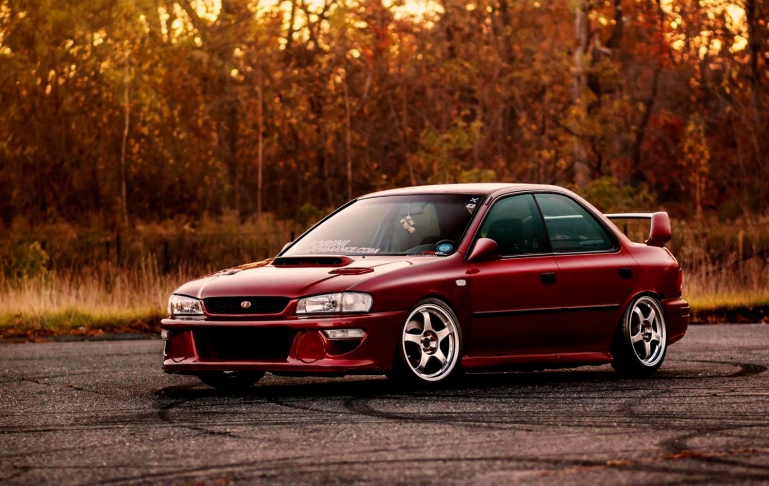Subaru Impreza Gc8 Car Tuning HD Desktop Wallpaper Widescreen