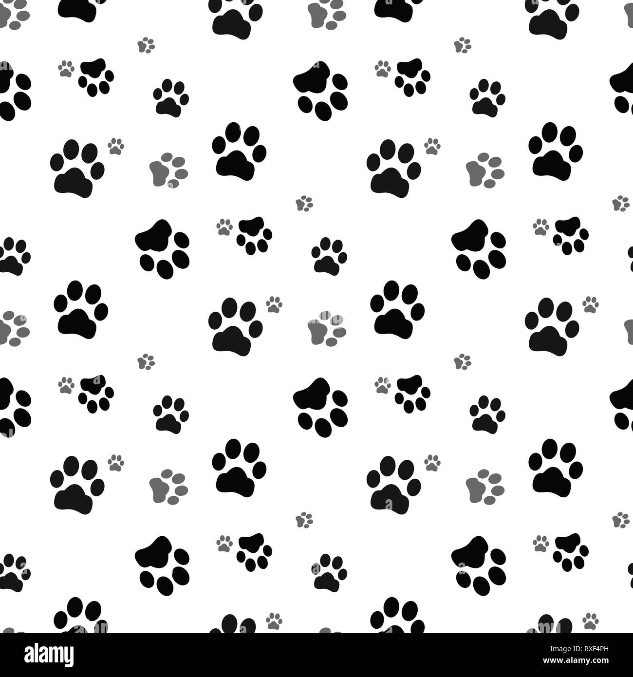 Free download Dog paw seamlessCat Paw Dog Paw kitten vector Seamless ...