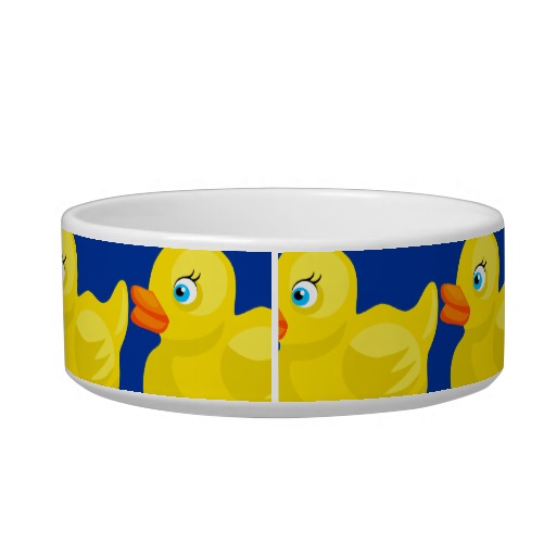 Awesome Yellow Rubber Ducky Wallpaper Design Cat Bowls