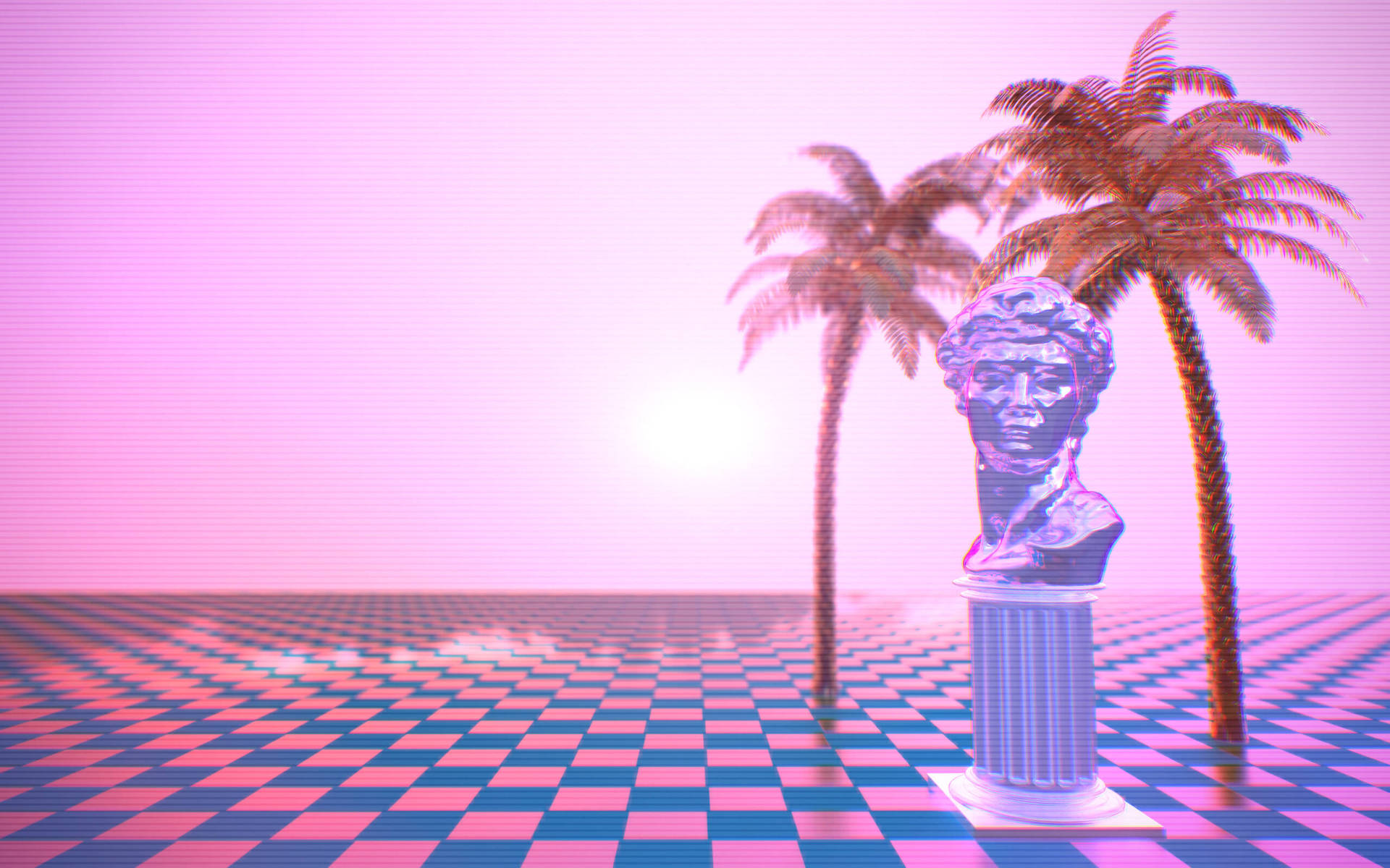 Vaporwave Desktop Wallpaper