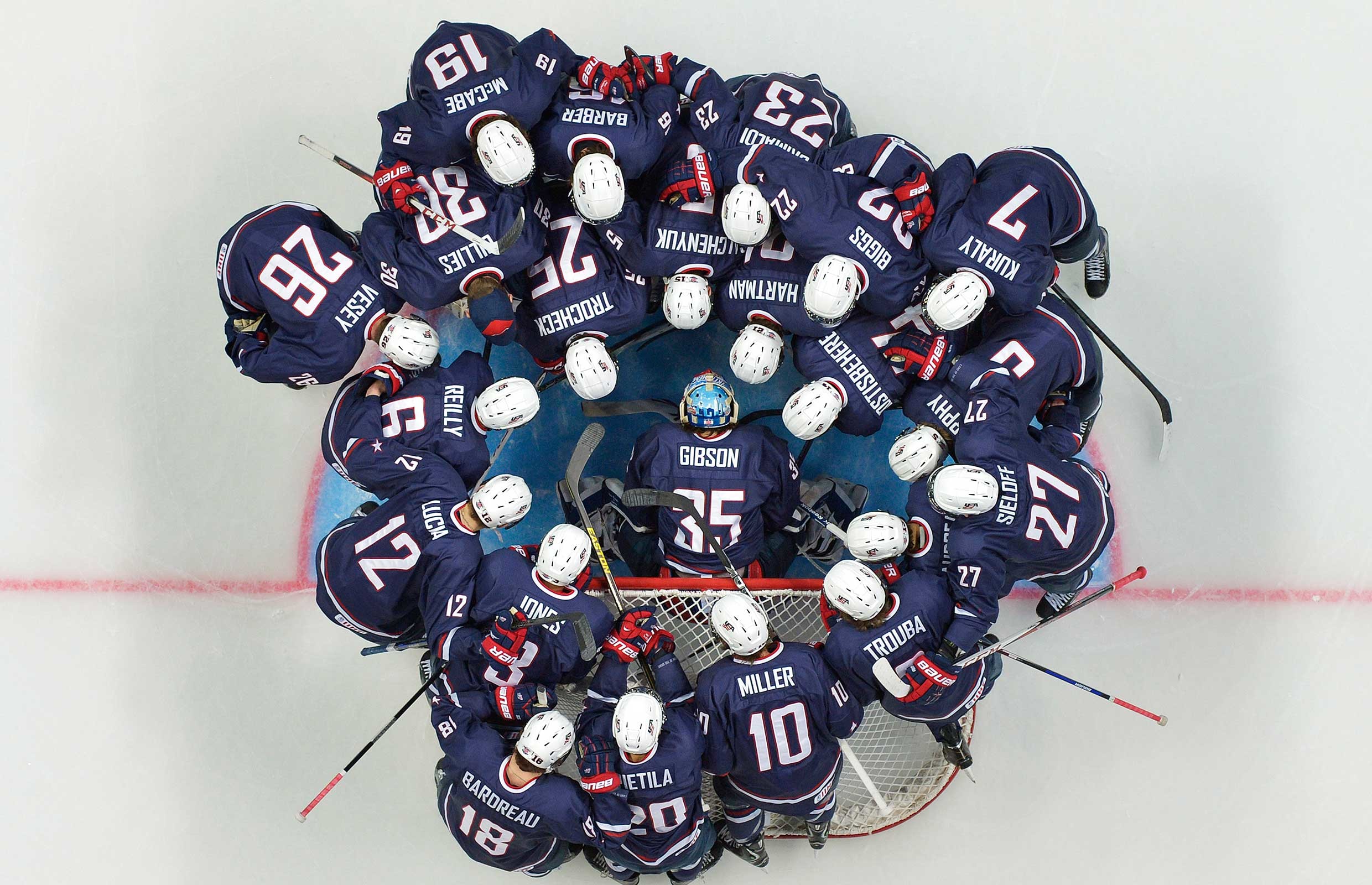 Usa Hockey iPhone Wallpaper Image
