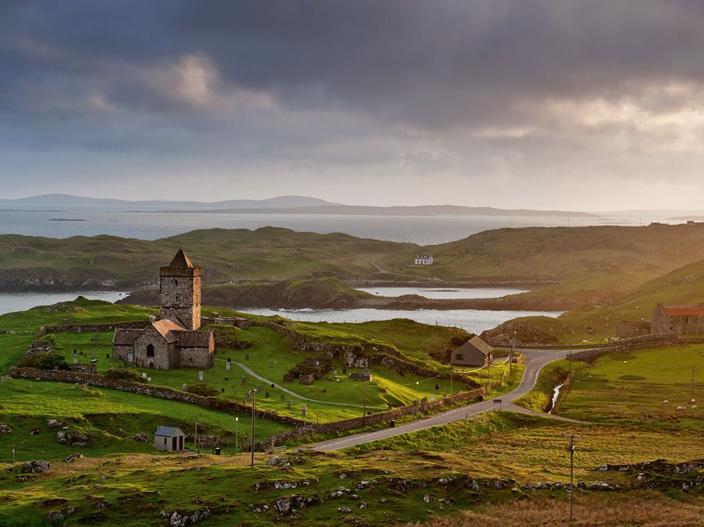 Picture Of The Church Rodel In Outer Hebrides Scotland