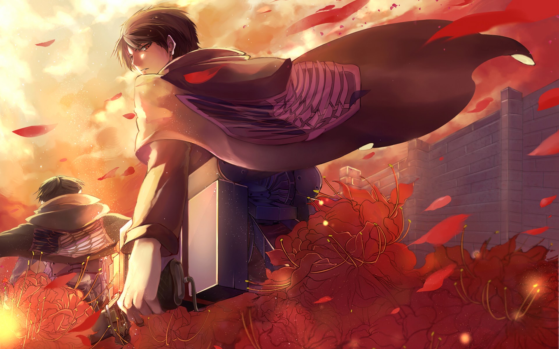 [49+] Attack on Titan Eren Wallpaper on WallpaperSafari