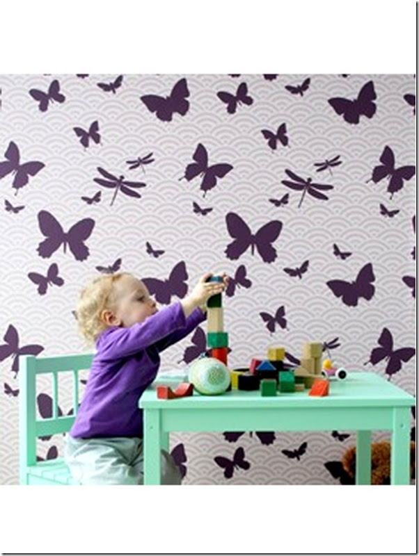Ferm Wallpaper In The Nursery Playroom