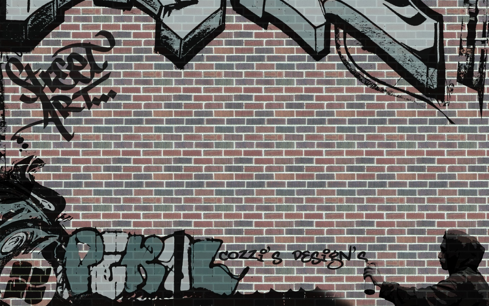 47+] Brick Graffiti Wallpaper - WallpaperSafari