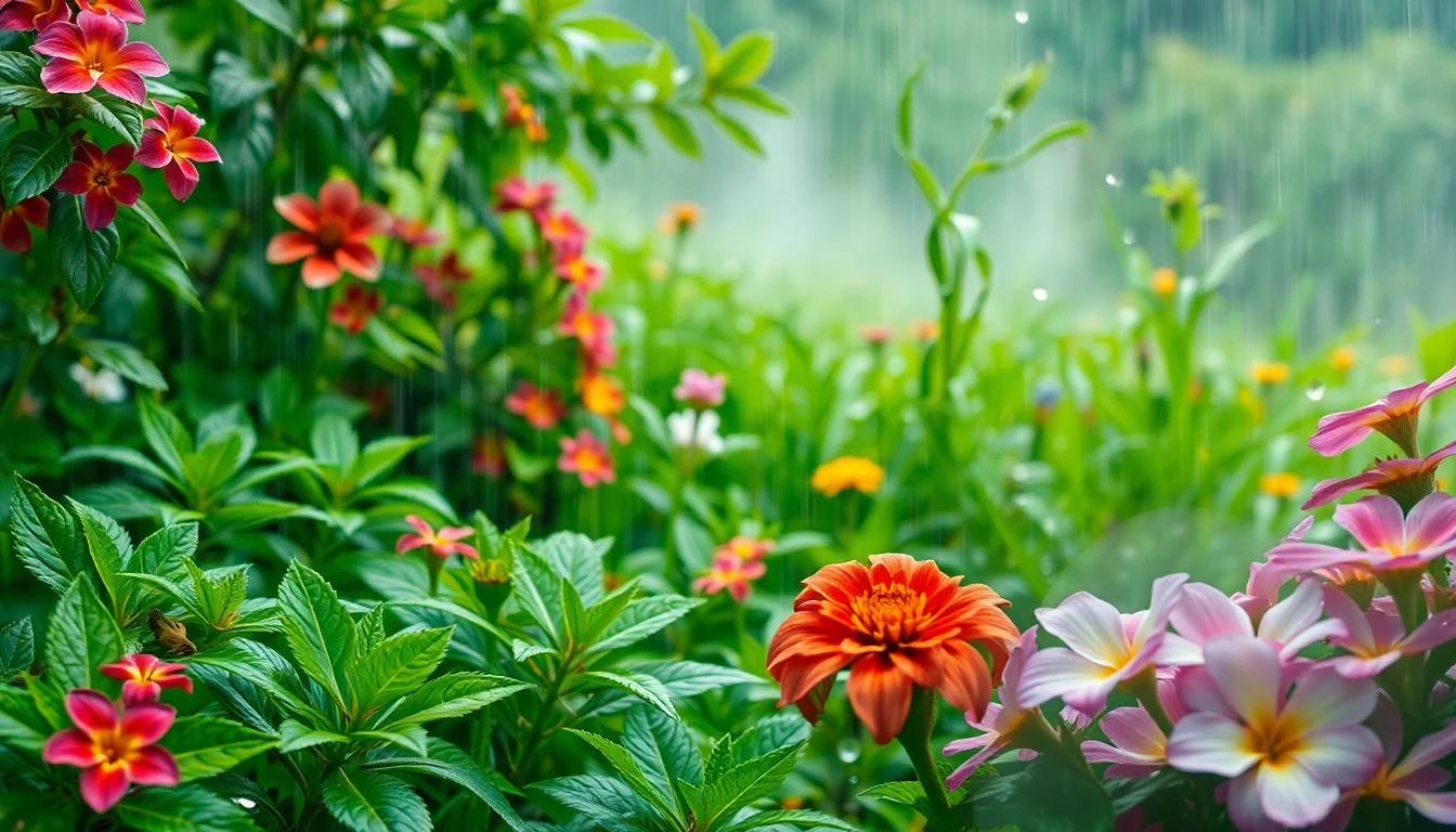 Nature Rain Wallpaper