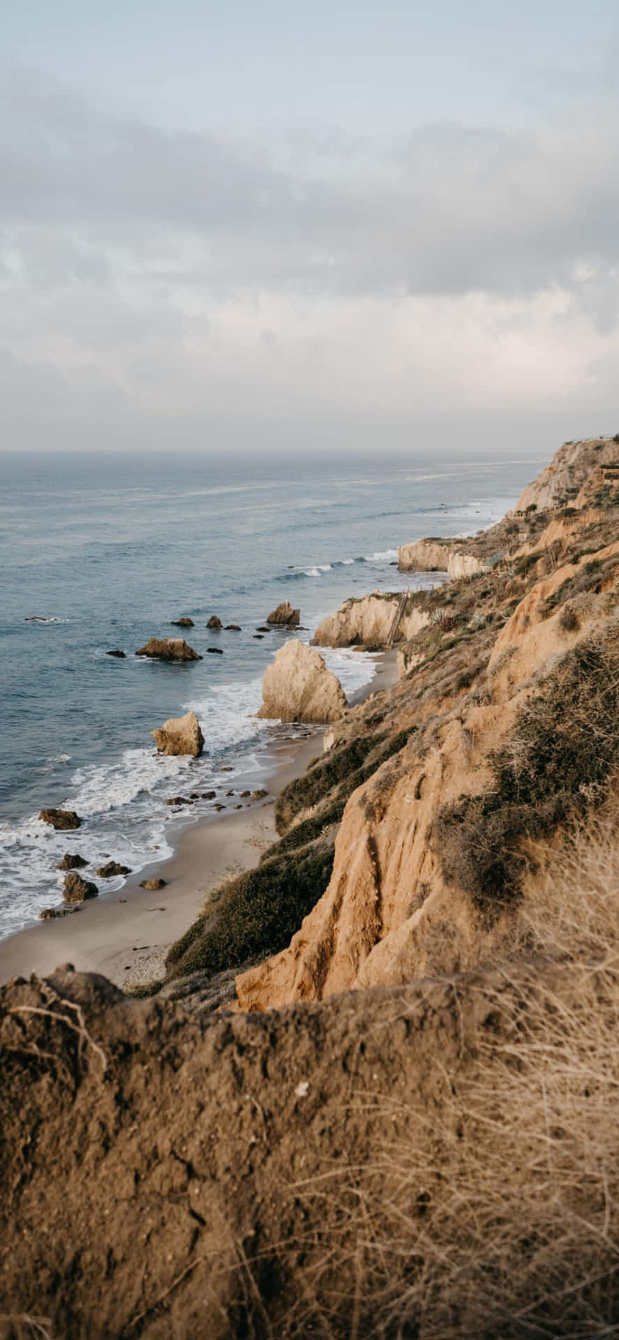 iPhone Xs Max Malibu El Matador State Beach Background Wallpaper
