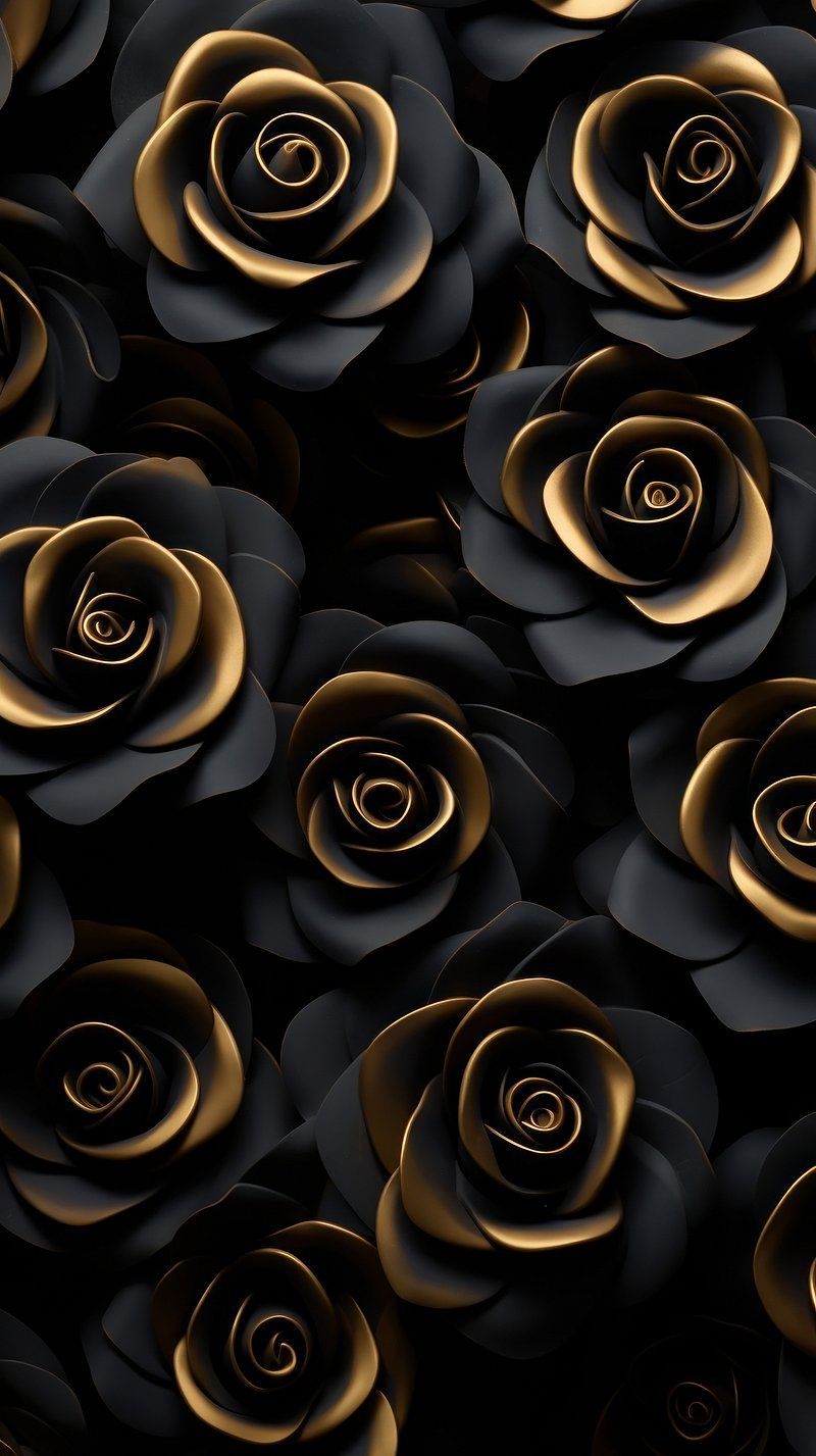 Black Rose Gold iPhone Wallpaper Image By M4r