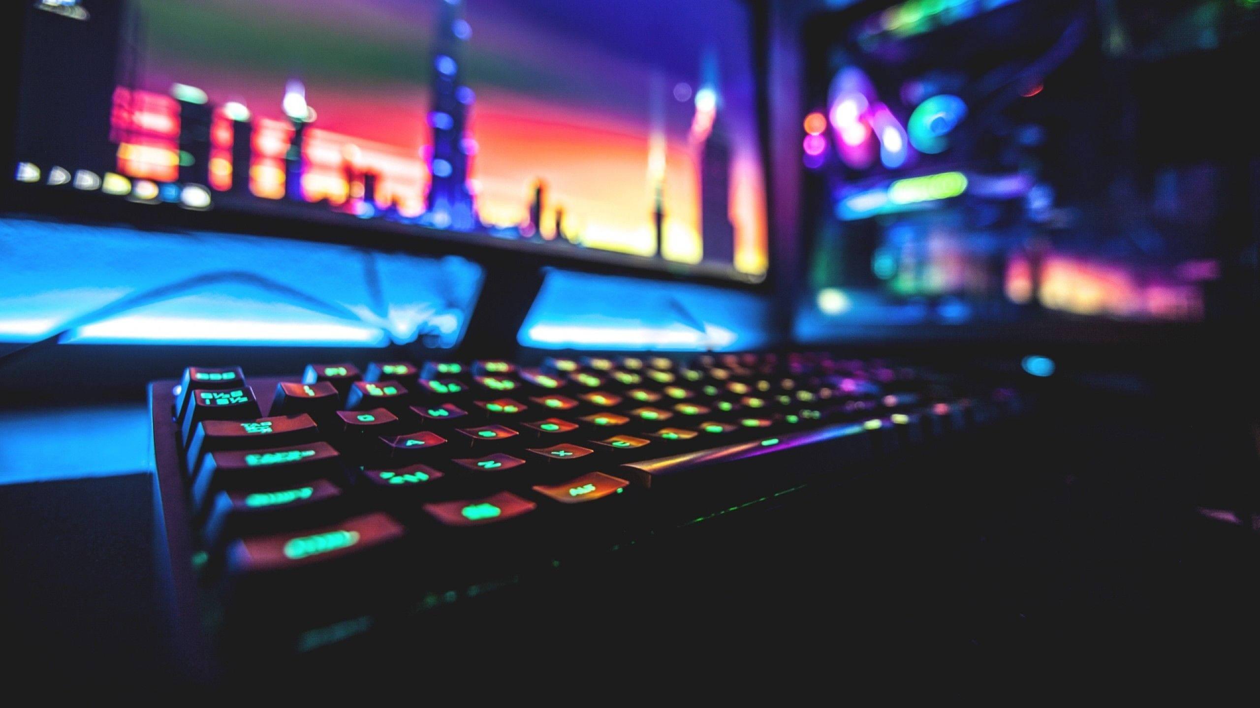 Gaming Rgb Keyboard Wallpaper