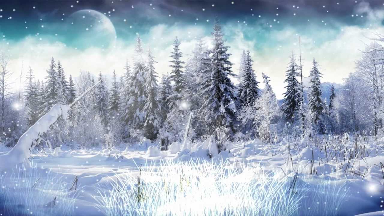 Winter Snow Animated Wallpaper httpwwwdesktopanimatedcom