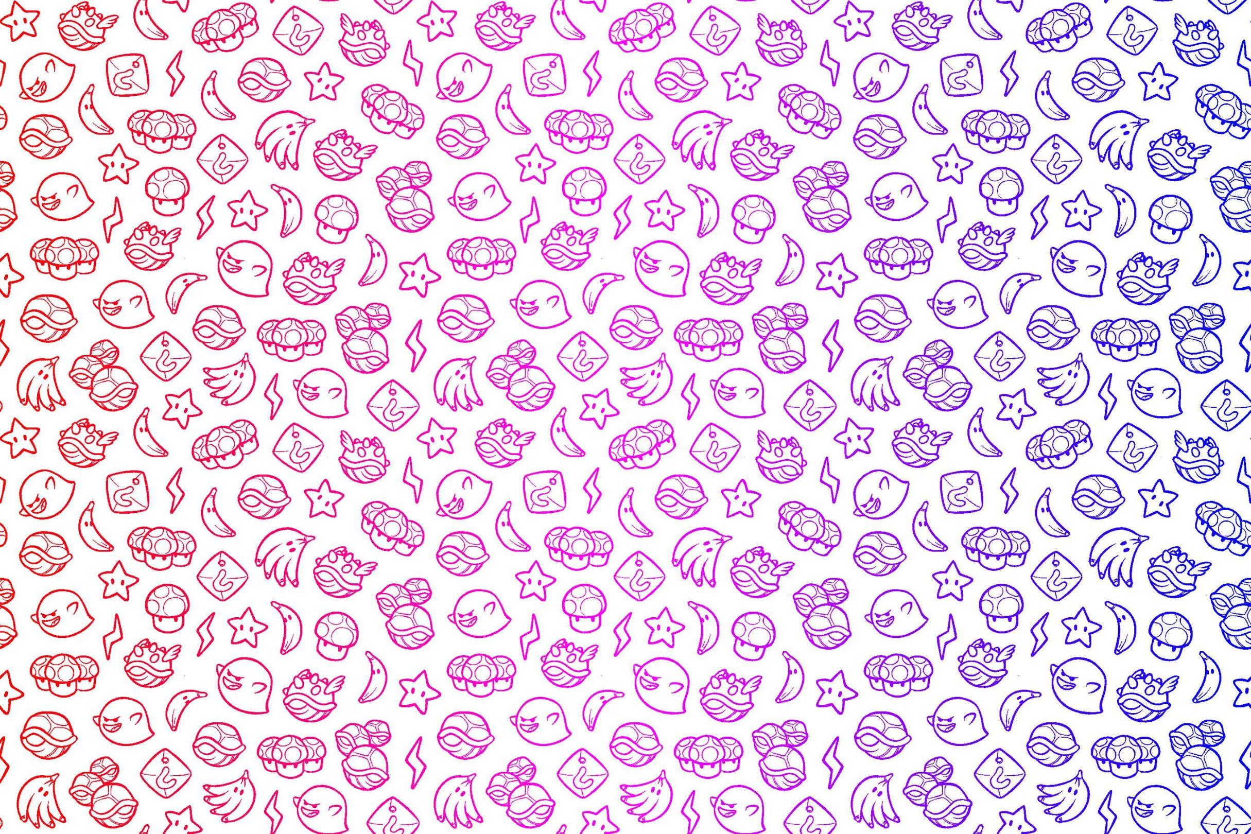 Kawaii Patterns Wallpaper