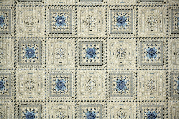 S Vintage Wallpaper Antique With Blue And Brown