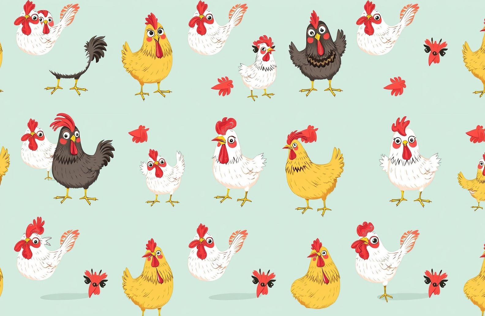 Funny Chicken Wallpaper