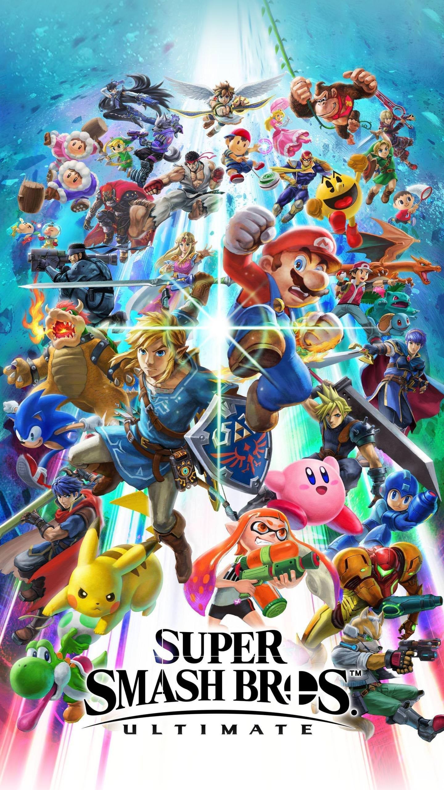 Super Smash Bros Phone Wallpaper Top