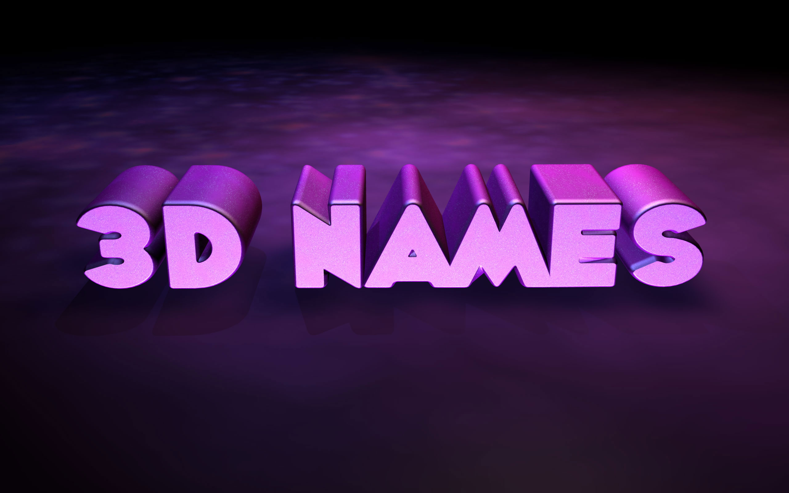 3D Name Wallpapers Animations 2560x1600