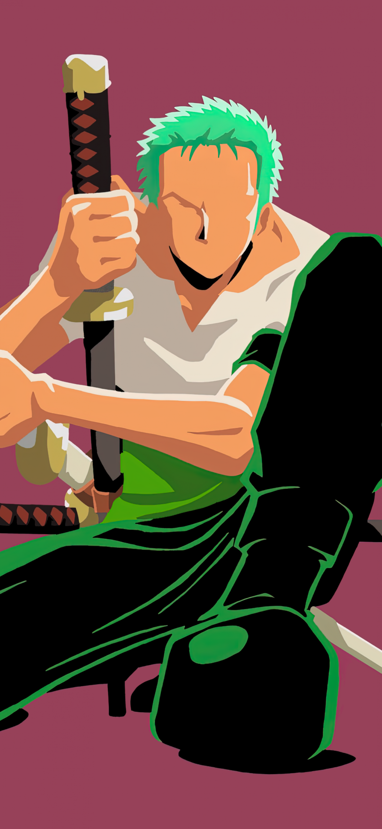 Roronoa Zoro Wallpaper 4k Illustration Faceless One Piece