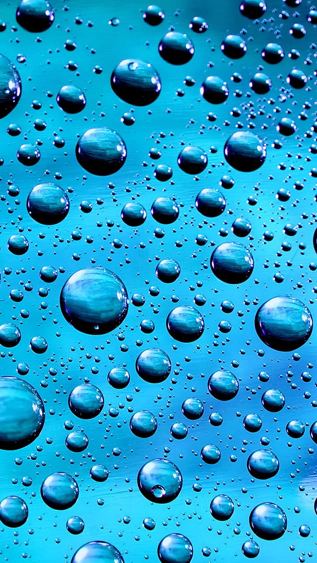 Wallpaper iPhone Little Screen Water Drops Mini Inch