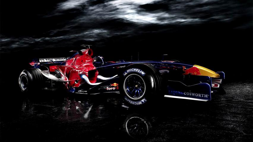 Cars F1 Sport Racing Red Bull Dark