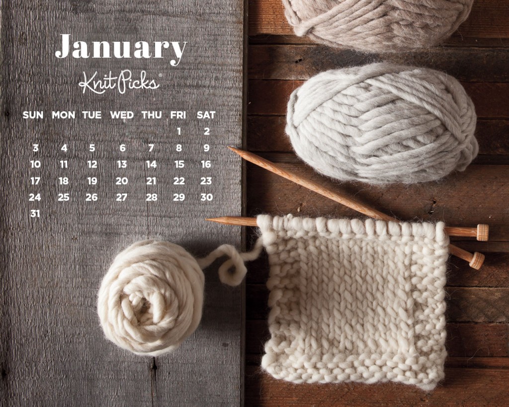 January Calendar Knitpicks Staff Knitting