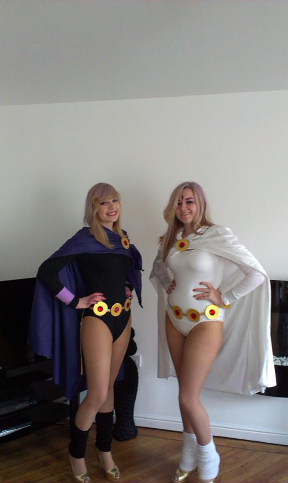 Raven And White Teen Titans Cosplay By Averagecosplays On