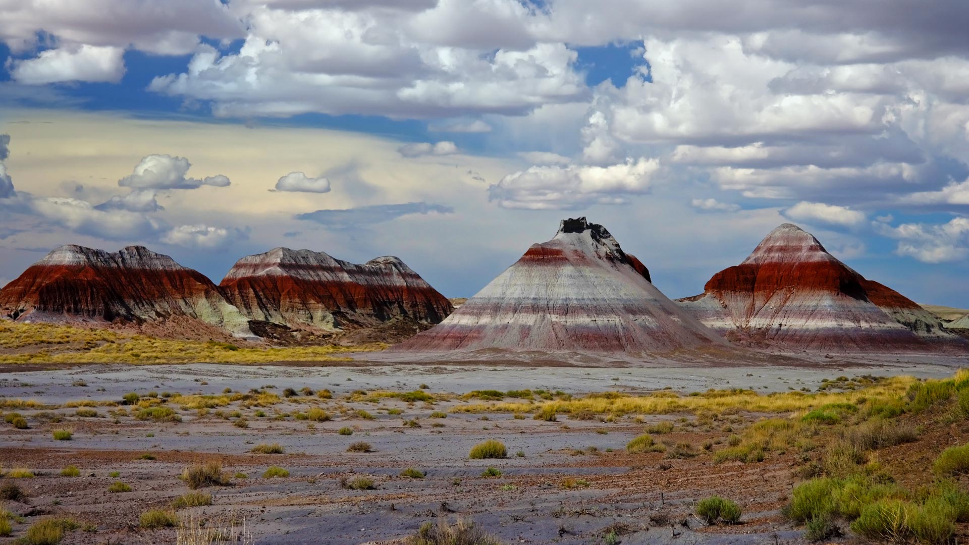 Mountains In The Painted Desert Petrified Forest National Park