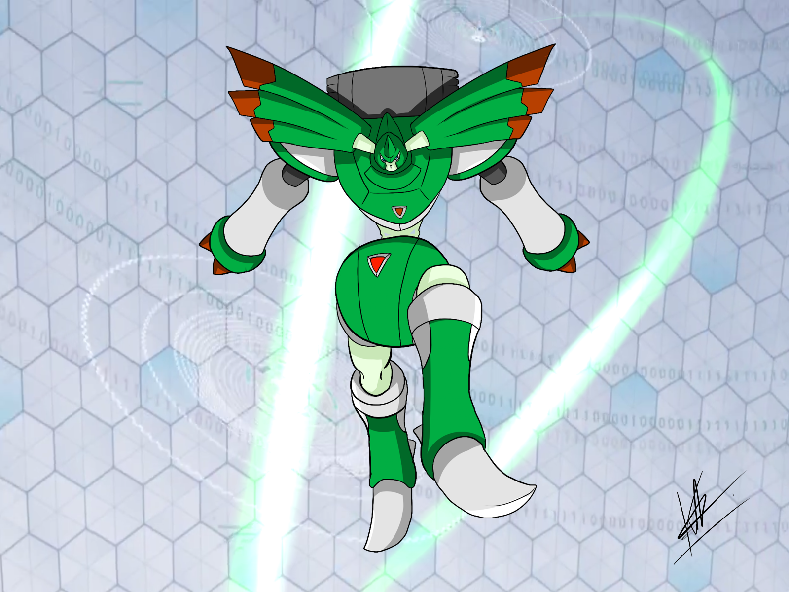 Tri Artwork By Me Rapidmon Open For Commissions Digimon