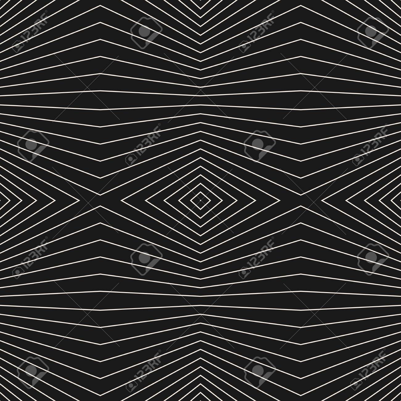 Abstract Monochrome Striped Background Repeat Tiles Optical