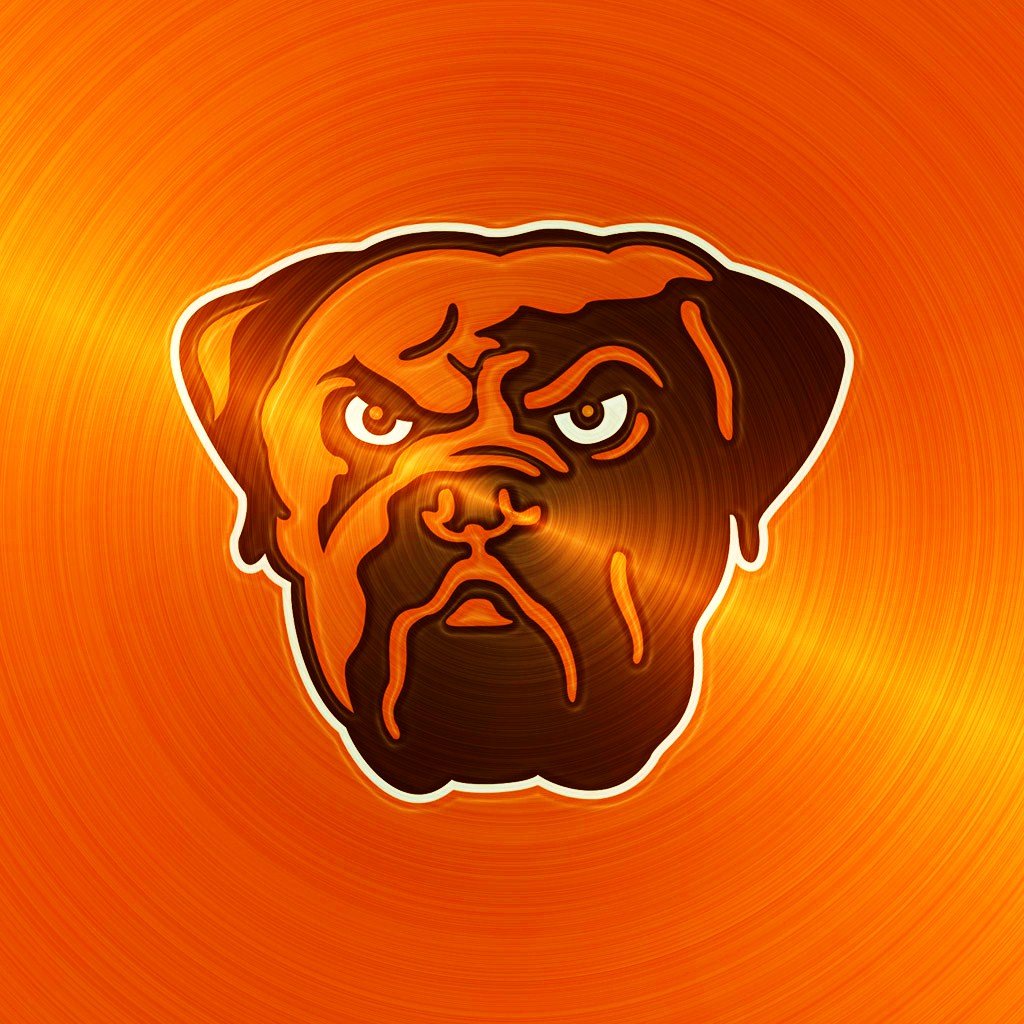 Free cleveland browns dog ipad 1024emsteeljpg phone wallpaper by 1024x1024