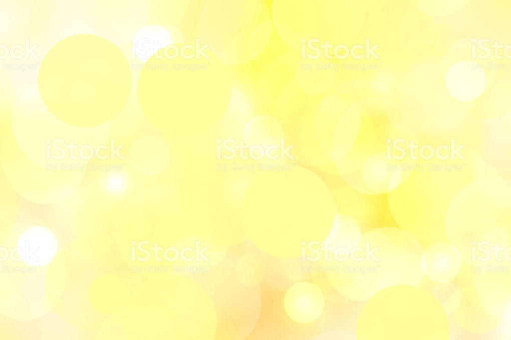 Delicate Yellow Abstract Bokeh Texture Background Useful For