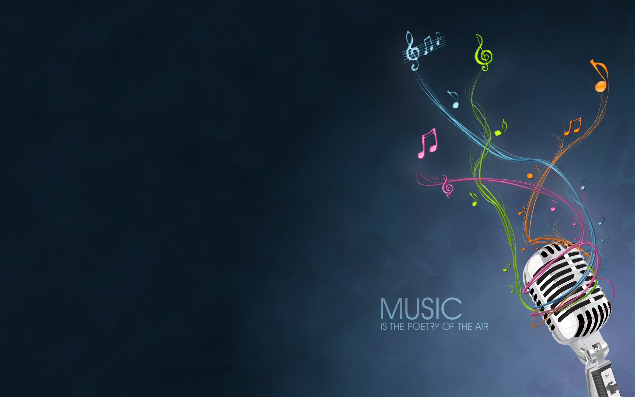 Musical Desktop Background Image