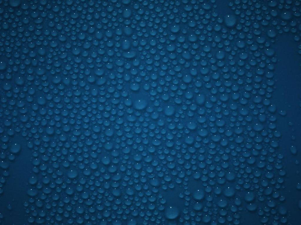 Tablet Blue Water Drops Wallpaper