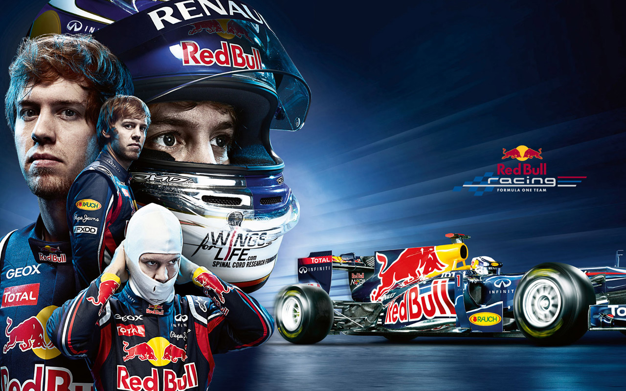 Sebastian Vettel Mark Webber Red Bull Racing