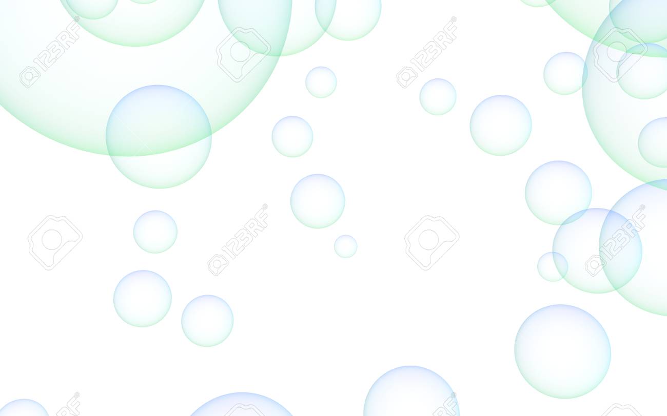 Light Blue Colored Background With Purple Bubbles Wallpaper