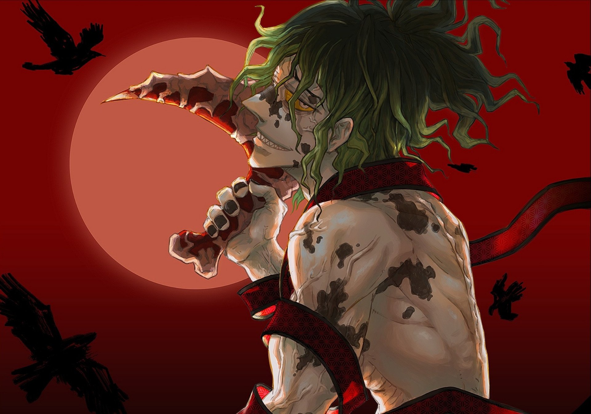 Gyutaro Demon Slayer HD Wallpaper Background Image