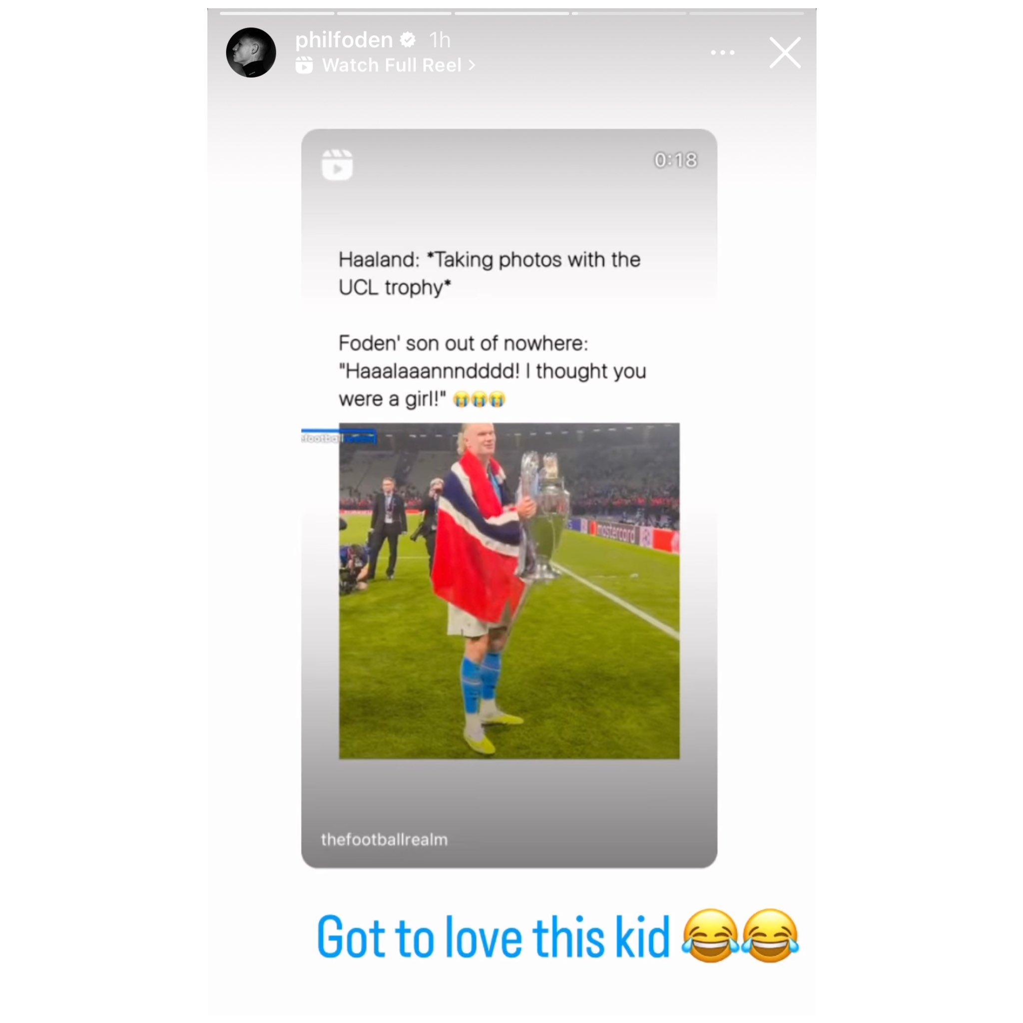 Mcfc Lads On Phil Foden Via Ig El Wey S T Co