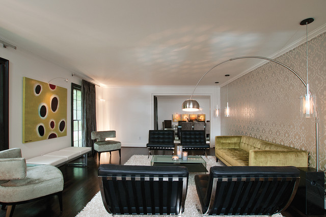 Modern Glam   Modern   Living Room   atlanta   by Burns Century