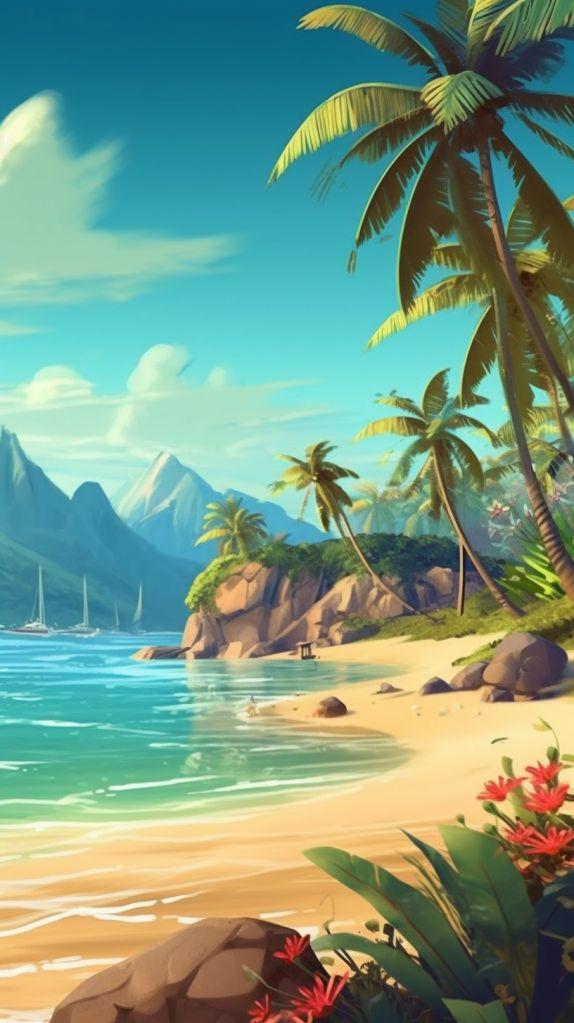 Unlock Paradise The Allure Of Beach iPhone Wallpaper