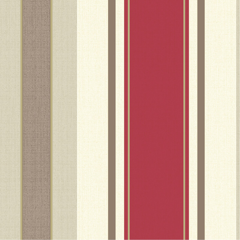 Home Diy Wallpaper Striped Opera Dante Red Stripe