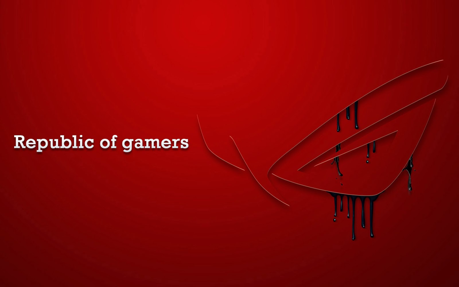 Republic Of Gamers Rog Blood Red Background HD Wallpaper U6