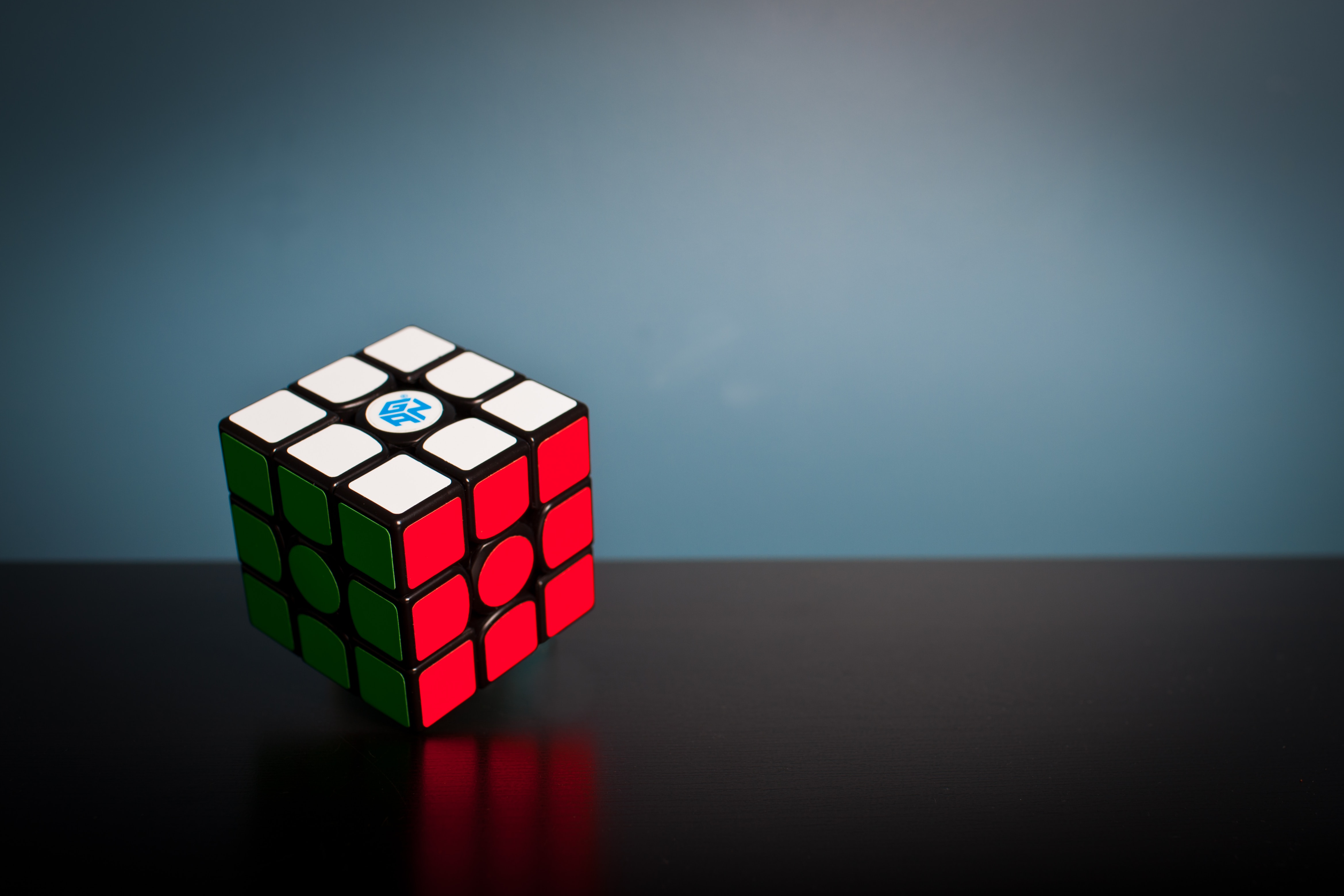 Rubiks Cube Background All White