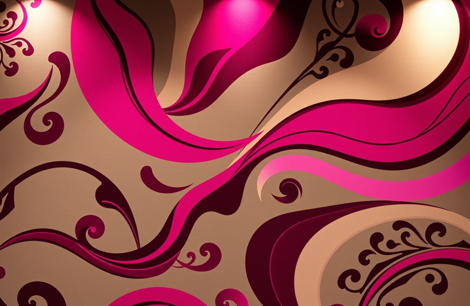 Pink And Black Wallpaper