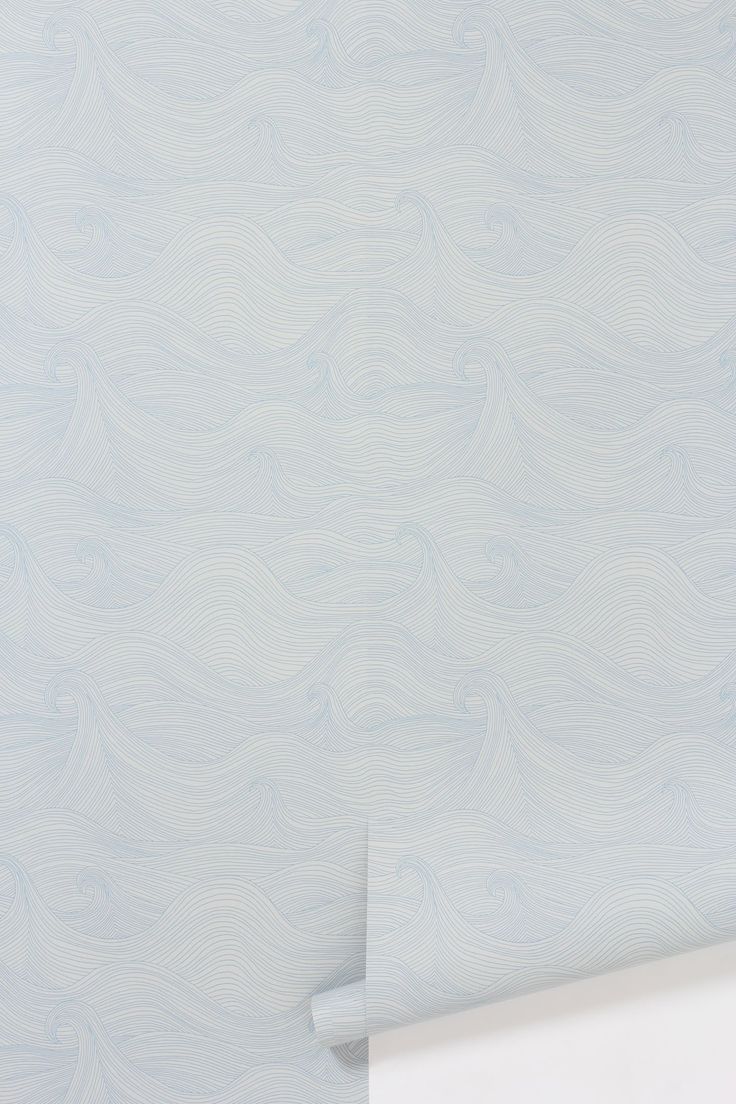 Seascape Wallpaper Anthropologie Could I Mimic This Hand